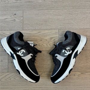 Chanel CC Fabric & Suede Men’s Calfskin sneakers